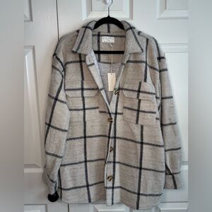 Z Supply Plaid Shacket